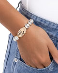 God's Grace Gold Bracelet - Paparazzi - Dare2bdazzlin N Jewelry