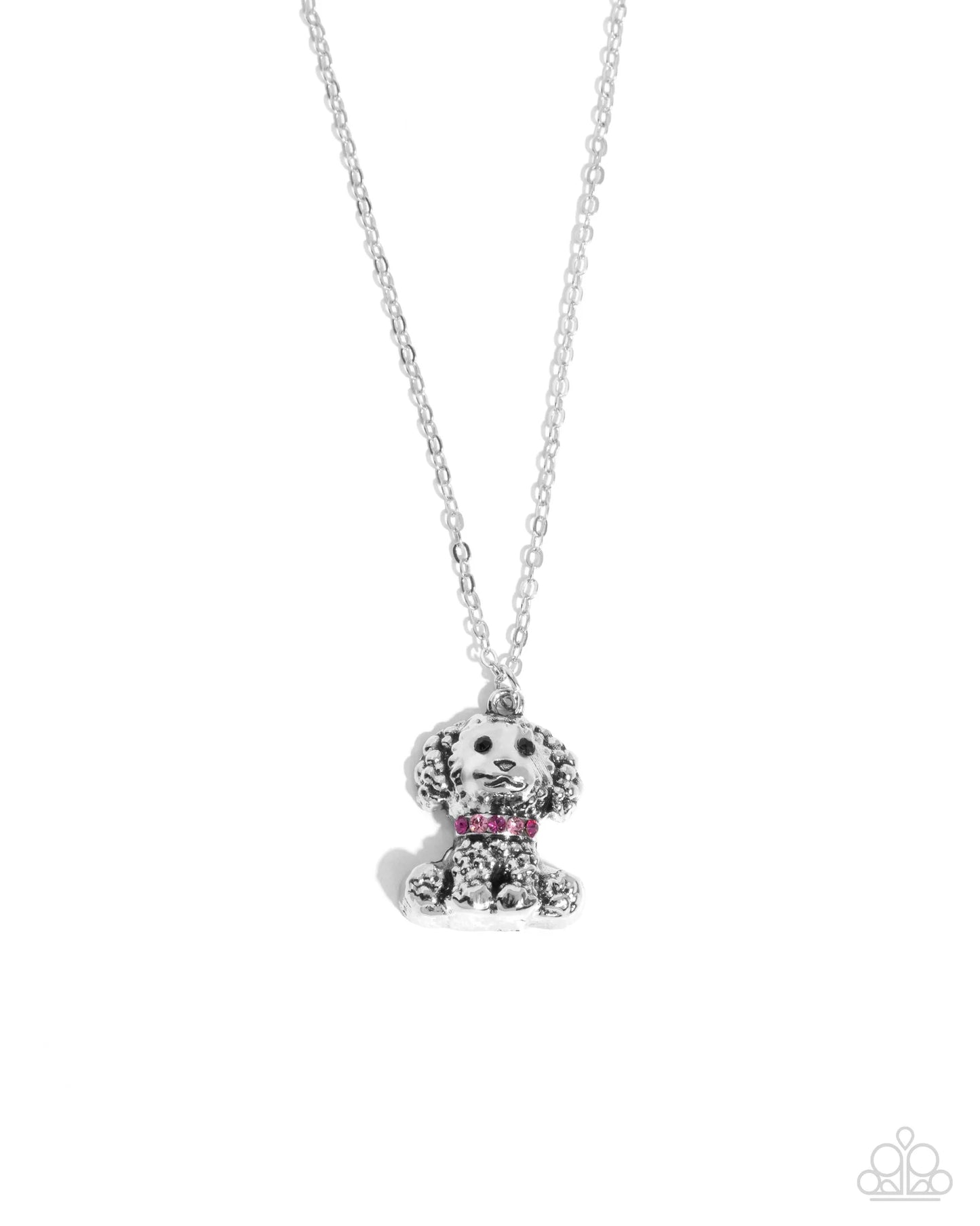 Poodle Pizzazz Pink Necklace - Paparazzi - Dare2bdazzlin N Jewelry
