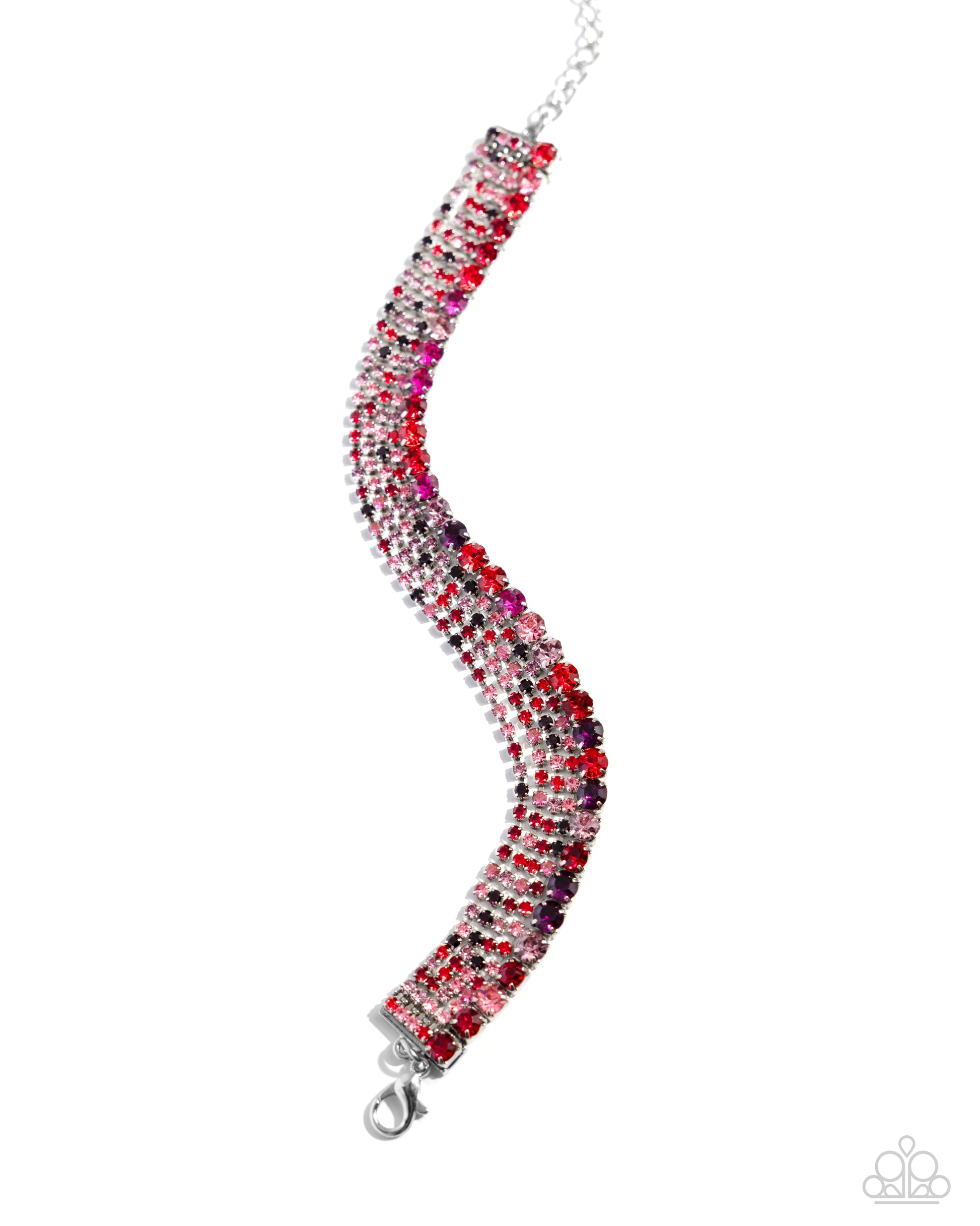 Chic Connection - Red Necklace and Serendipitous Strands - Red Bracelet Set - Paparazzi - Dare2bdazzlin N Jewelry