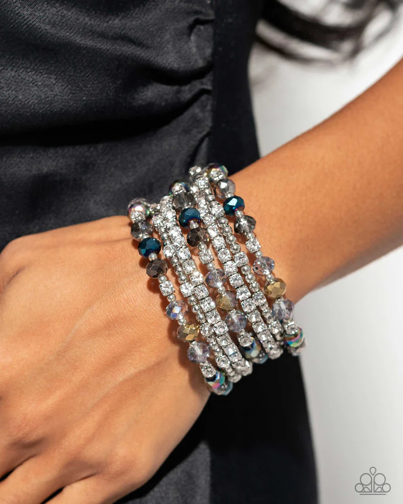 Sizzling Stack Multi Bracelet - Paparazzi - Dare2bdazzlin N Jewelry