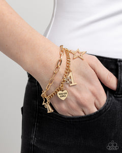 Team Spirit Gold Bracelet - Paparazzi