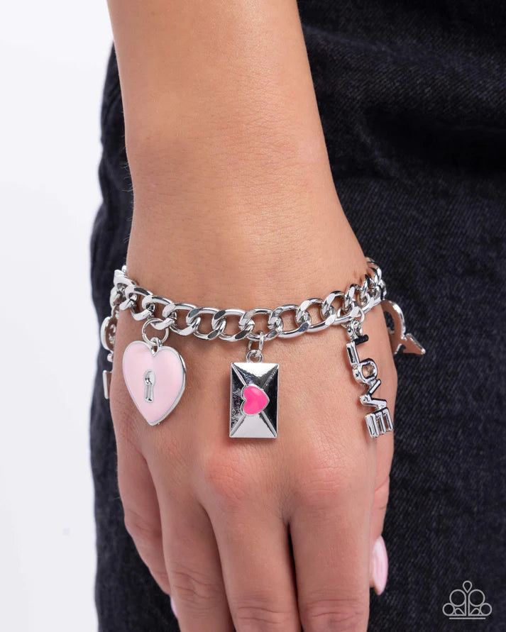 Valentine's Variety Pink Bracelet - Paparazzi - Dare2bdazzlin N Jewelry