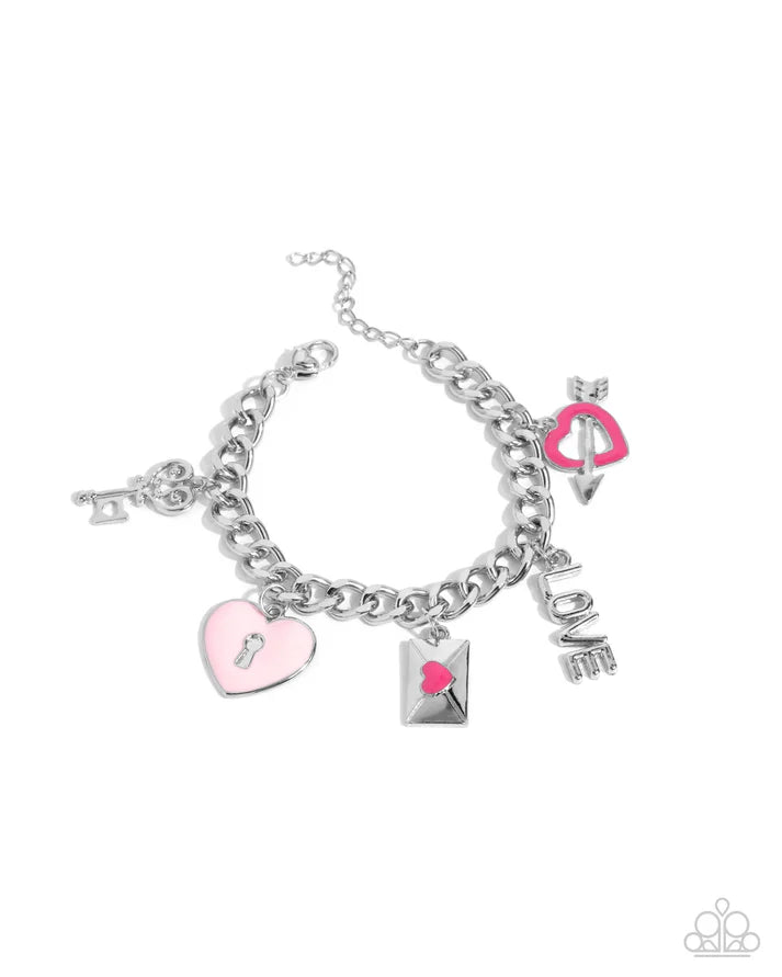 Valentine's Variety Pink Bracelet - Paparazzi - Dare2bdazzlin N Jewelry