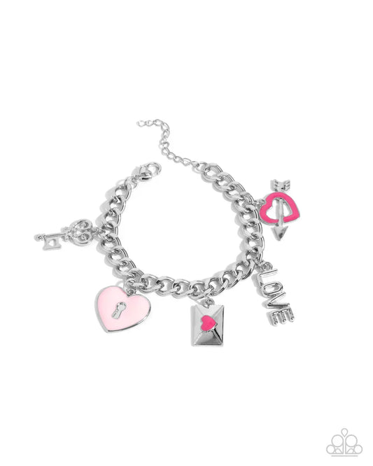 Valentine's Variety Pink Bracelet - Paparazzi - Dare2bdazzlin N Jewelry