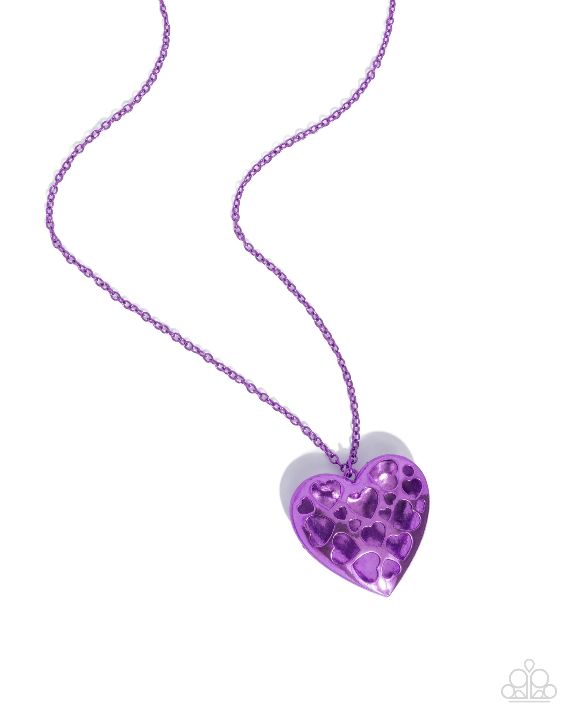 Valentine's View Purple Necklace - Paparazzi - Dare2bdazzlin N Jewelry