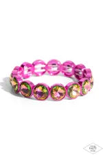 Radiant on Repeat Pink Bracelet - Paparazzi - Dare2bdazzlin N Jewelry