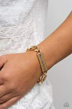 Load image into Gallery viewer, Mighty Matriarch Gold Bracelet - Paparazzi - Dare2bdazzlin N Jewelry
