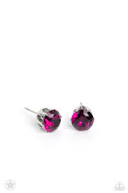Just in TIMELESS Pink Blockbuster Earrings - Paparazzi - Dare2bdazzlin N Jewelry