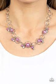 Think of the POSH-ibilities Purple Necklace - Paparazzi - Dare2bdazzlin N Jewelry
