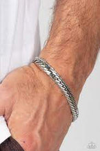Load image into Gallery viewer, Cargo Couture Silver Bracelet - Paparazzi - Dare2bdazzlin N Jewelry
