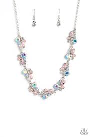 Swimming in Sparkles Multi Necklace - Paparazzi - Dare2bdazzlin N Jewelry