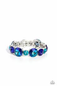Refreshing Radiance Blue Bracelet - Paparazzi - Dare2bdazzlin N Jewelry