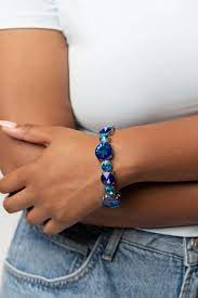 Refreshing Radiance Blue Bracelet - Paparazzi - Dare2bdazzlin N Jewelry