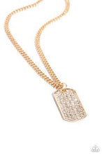 Load image into Gallery viewer, Glitzy Gauge Gold Necklace - Paparazzi - Dare2bdazzlin N Jewelry
