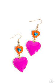 Flirting with Fashion Gold Earring - Paparazzi - Dare2bdazzlin N Jewelry