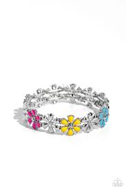 Floral Fair Multi Bracelet - Paparazzi - Dare2bdazzlin N Jewelry