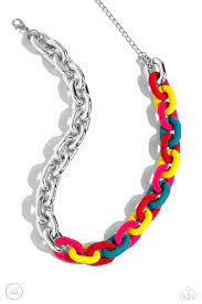 Contrasting Couture Red Choker - Paparazzi - Dare2bdazzlin N Jewelry