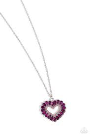 FLIRT No More Pink Necklace - Paparazzi - Dare2bdazzlin N Jewelry
