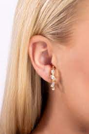 Sliding Shimmer Gold Post - Illusion - Paparazzi - Dare2bdazzlin N Jewelry