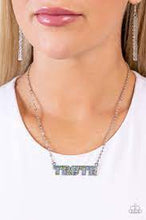 Load image into Gallery viewer, Truth Trinket Blue Necklace - Paparazzi - Dare2bdazzlin N Jewelry
