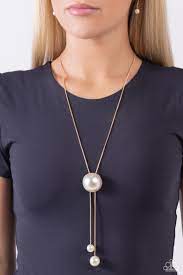 Corporate Couture Gold Necklace - Paparazzi - Dare2bdazzlin N Jewelry