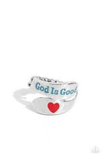 Load image into Gallery viewer, God is Good Blue Ring - Paparazzi - Dare2bdazzlin N Jewelry
