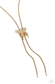 Adjustable Acclaim Gold Necklace - Paparazzi - Dare2bdazzlin N Jewelry