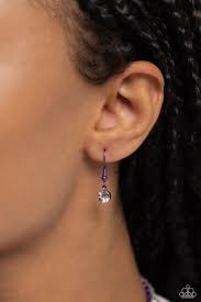 Flirting Fancy Purple Necklace - Paparazzi - Dare2bdazzlin N Jewelry