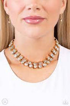 Load image into Gallery viewer, Glistening Gallery Gold Choker - Paparazzi - Dare2bdazzlin N Jewelry
