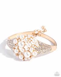 Royal Red Carpet Gold Bracelet - Paparazzi - Dare2bdazzlin N Jewelry