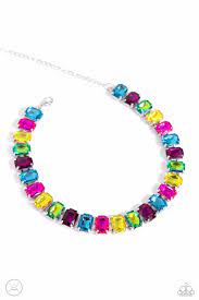 Ecstatic Emeralds Multi Choker - Paparazzi - Dare2bdazzlin N Jewelry