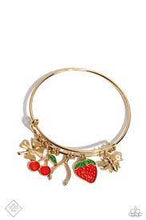 Load image into Gallery viewer, Fruit Freestyle Gold Bracelet - Paparazzi - Dare2bdazzlin N Jewelry
