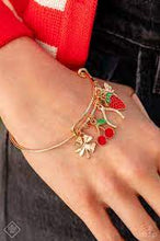 Load image into Gallery viewer, Fruit Freestyle Gold Bracelet - Paparazzi - Dare2bdazzlin N Jewelry
