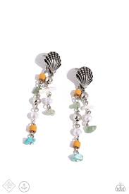 Coastline Collection Multi Post Earring - Paparazzi - Dare2bdazzlin N Jewelry