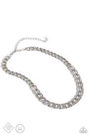 Fiercely Independent White Choker - Paparazzi - Dare2bdazzlin N Jewelry