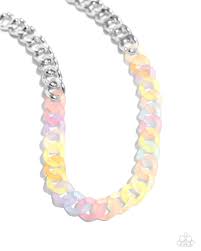 Rainbow Ragtime Multi Necklace - Paparazzi - Dare2bdazzlin N Jewelry