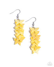 Load image into Gallery viewer, Aerial Ambiance Yellow Earring - Paparazzi - Dare2bdazzlin N Jewelry
