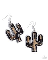 Western Worth Black Earring - Paparazzi - Dare2bdazzlin N Jewelry