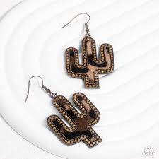 Western Worth Black Earring - Paparazzi - Dare2bdazzlin N Jewelry