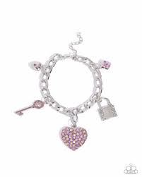 Fortified Fashion Pink Bracelet - Paparazzi - Dare2bdazzlin N Jewelry