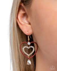 Soft and Sweet Red Earring - Paparazzi - Dare2bdazzlin N Jewelry