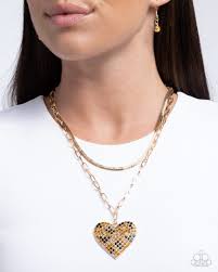 Cheetah Class Brown Necklace - Paparazzi - Dare2bdazzlin N Jewelry