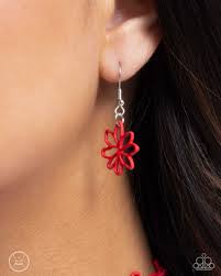 Bouquet Blend Red Choker - Paparazzi - Dare2bdazzlin N Jewelry
