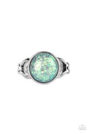 Glitter Grove Silver Ring - Paparazzi - Dare2bdazzlin N Jewelry