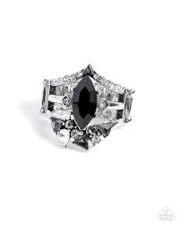 Beggin' for Bling Black Ring - Paparazzi - Dare2bdazzlin N Jewelry