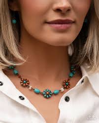 Chill Country Brass Necklace - Paparazzi - Dare2bdazzlin N Jewelry