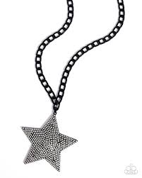 Stellar Selfie Black Necklace - Paparazzi - Dare2bdazzlin N Jewelry