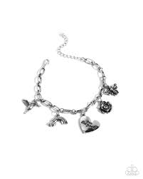 Positive Outlook Silver Bracelet - Paparazzi - Dare2bdazzlin N Jewelry