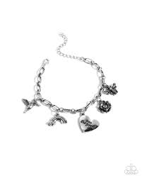 Positive Outlook Silver Bracelet - Paparazzi