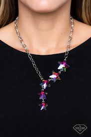 Star-Crossed Sparkle Multi Necklace - Paparazzi - Dare2bdazzlin N Jewelry